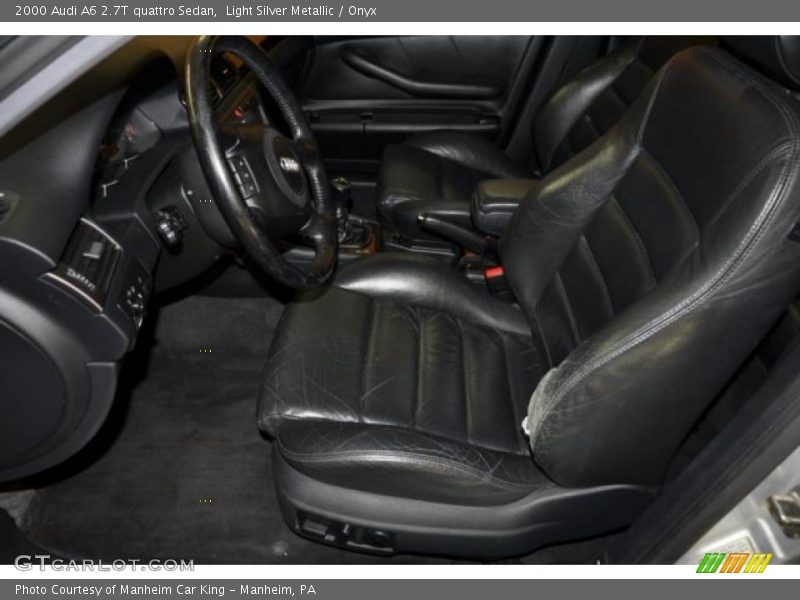 Light Silver Metallic / Onyx 2000 Audi A6 2.7T quattro Sedan
