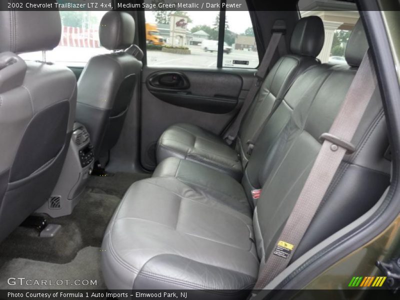 Medium Sage Green Metallic / Dark Pewter 2002 Chevrolet TrailBlazer LTZ 4x4