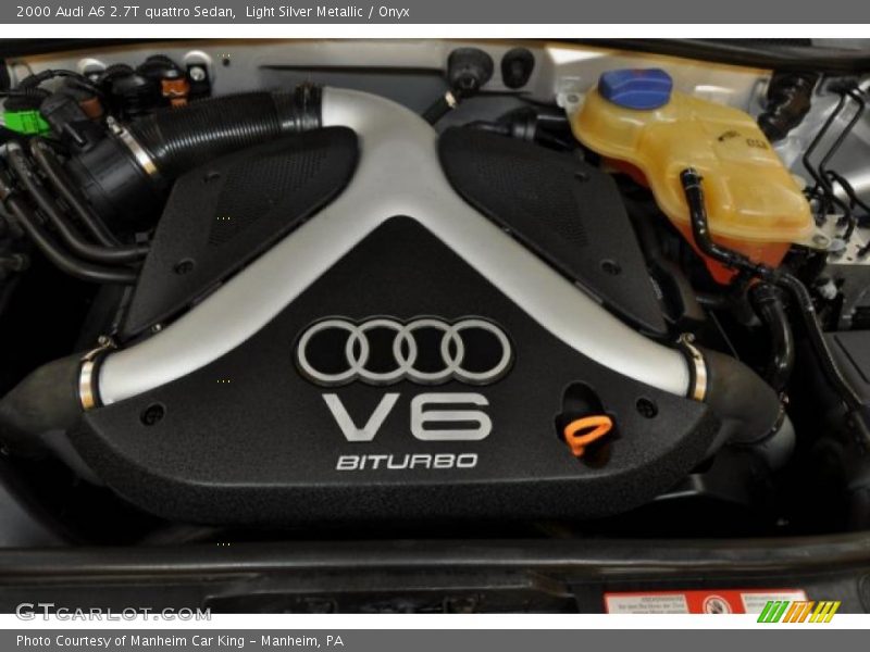 Light Silver Metallic / Onyx 2000 Audi A6 2.7T quattro Sedan