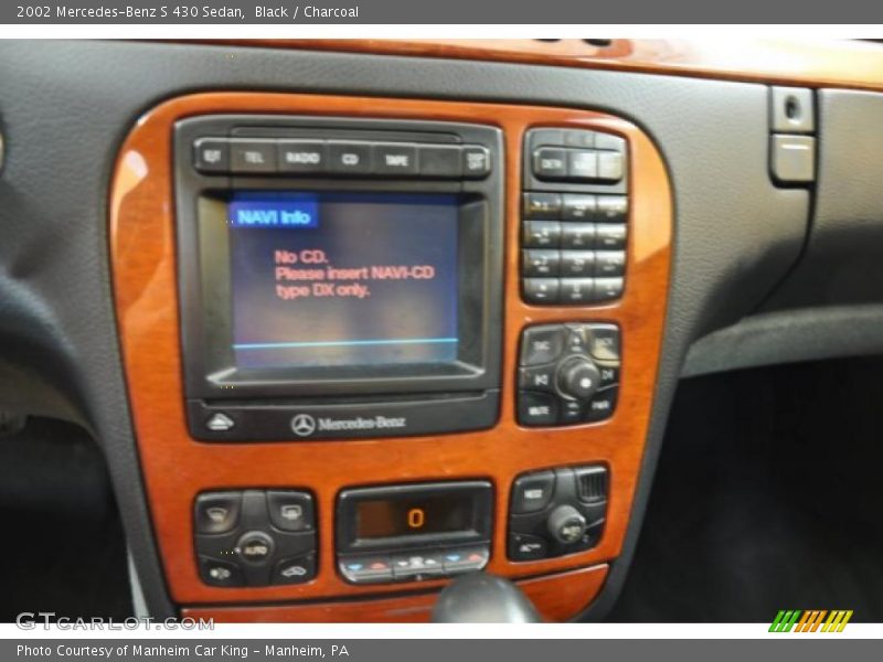Black / Charcoal 2002 Mercedes-Benz S 430 Sedan