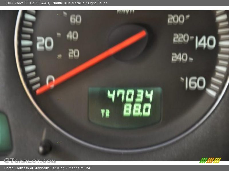 Nautic Blue Metallic / Light Taupe 2004 Volvo S80 2.5T AWD