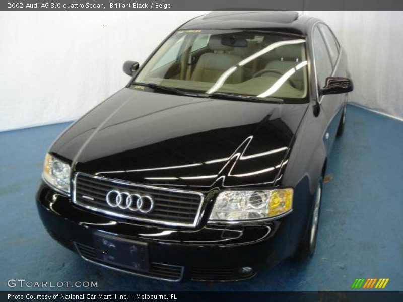 Brilliant Black / Beige 2002 Audi A6 3.0 quattro Sedan