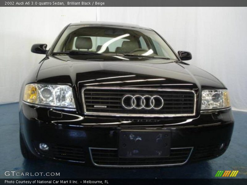Brilliant Black / Beige 2002 Audi A6 3.0 quattro Sedan