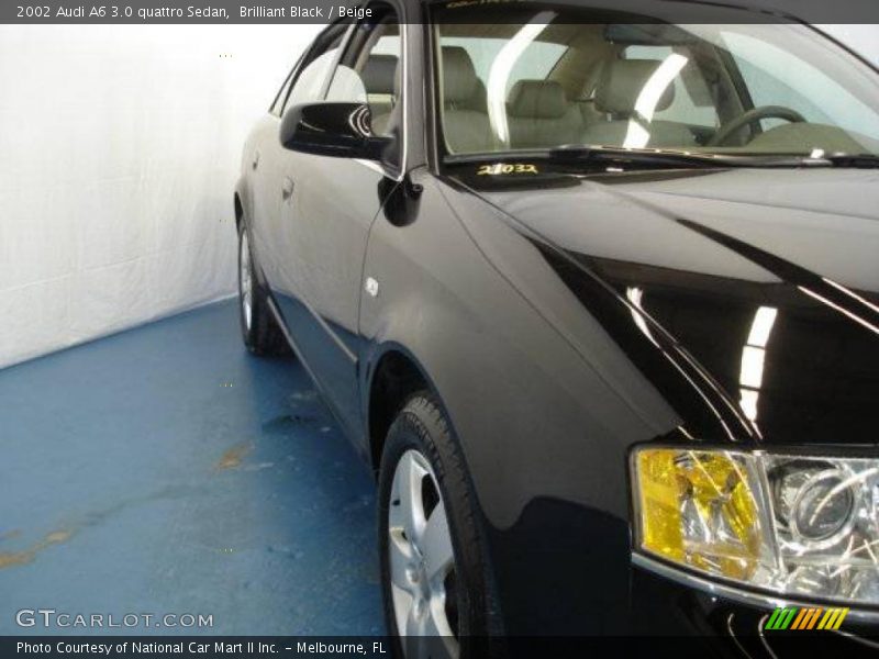 Brilliant Black / Beige 2002 Audi A6 3.0 quattro Sedan