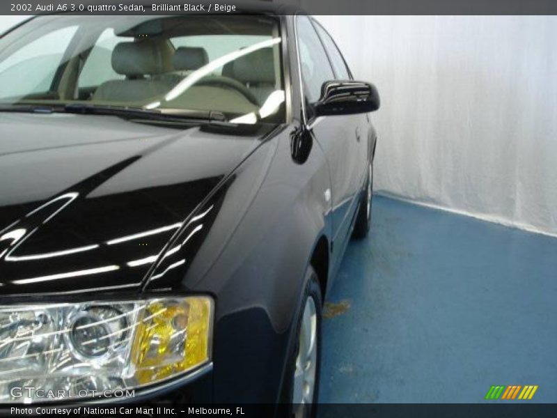 Brilliant Black / Beige 2002 Audi A6 3.0 quattro Sedan