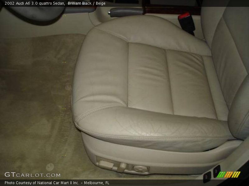 Brilliant Black / Beige 2002 Audi A6 3.0 quattro Sedan
