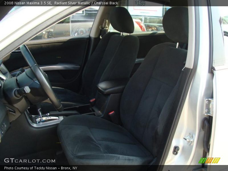 Radiant Silver Metallic / Charcoal Black 2008 Nissan Maxima 3.5 SE