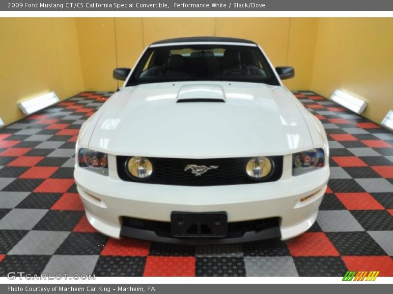 Performance White / Black/Dove 2009 Ford Mustang GT/CS California Special Convertible