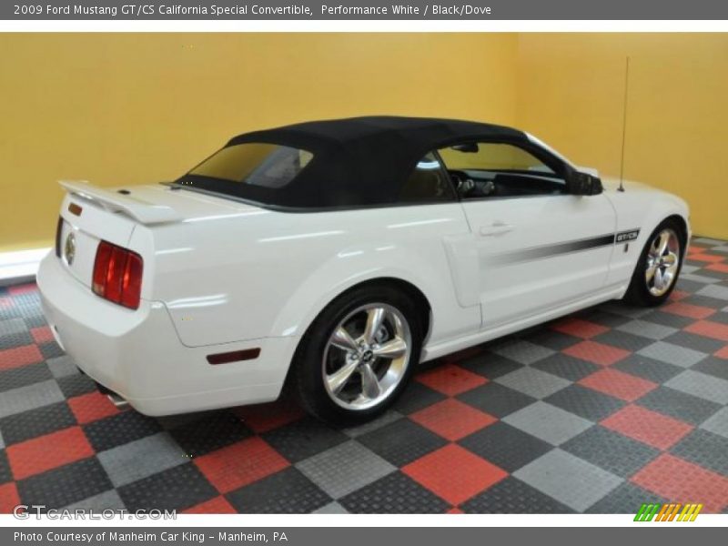 Performance White / Black/Dove 2009 Ford Mustang GT/CS California Special Convertible