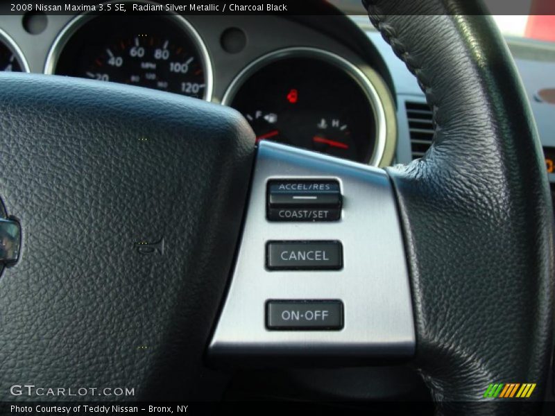 Radiant Silver Metallic / Charcoal Black 2008 Nissan Maxima 3.5 SE