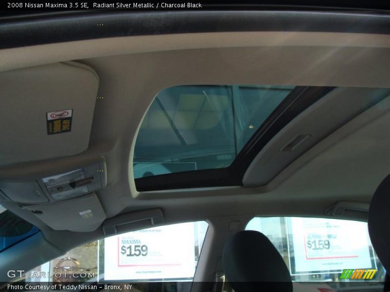 Radiant Silver Metallic / Charcoal Black 2008 Nissan Maxima 3.5 SE