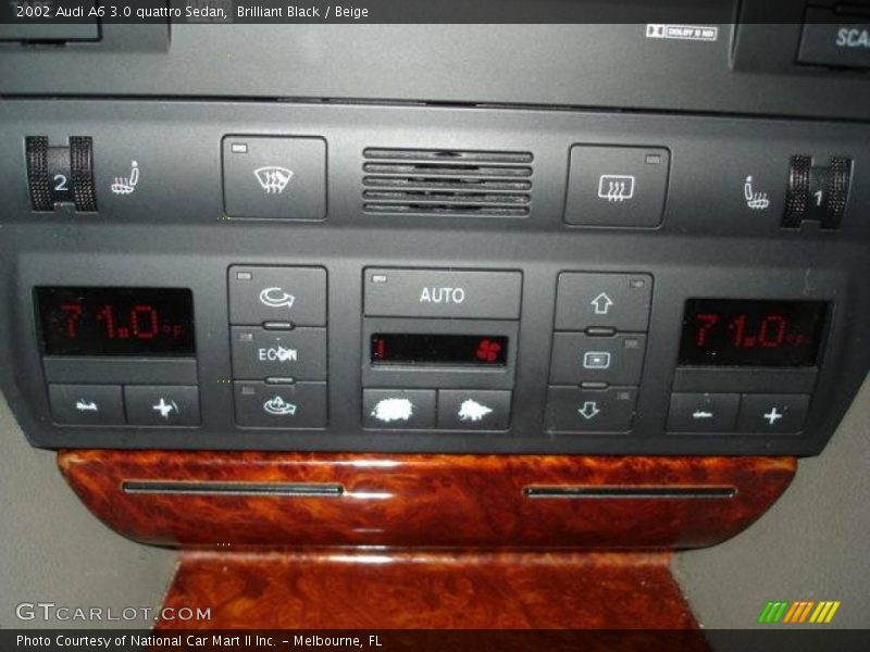 Brilliant Black / Beige 2002 Audi A6 3.0 quattro Sedan