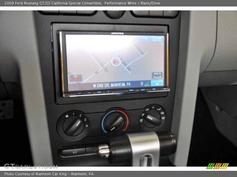 Performance White / Black/Dove 2009 Ford Mustang GT/CS California Special Convertible