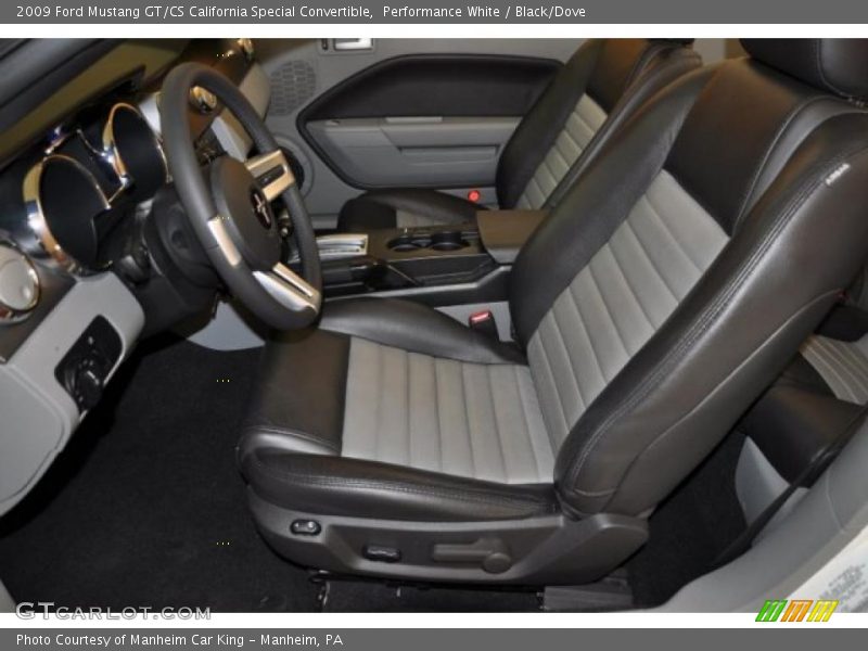 Performance White / Black/Dove 2009 Ford Mustang GT/CS California Special Convertible