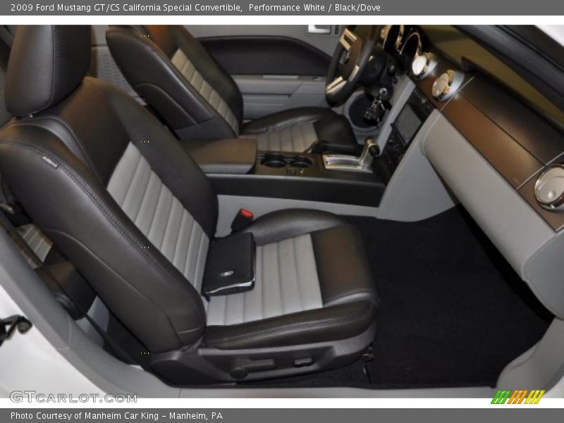 Performance White / Black/Dove 2009 Ford Mustang GT/CS California Special Convertible