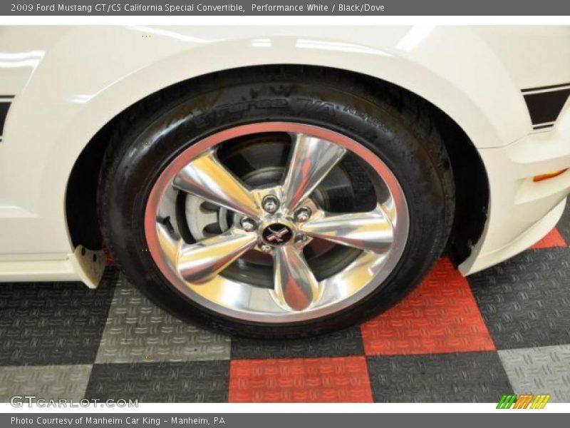 Performance White / Black/Dove 2009 Ford Mustang GT/CS California Special Convertible