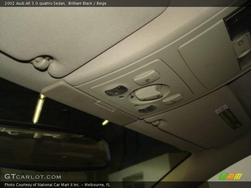 Brilliant Black / Beige 2002 Audi A6 3.0 quattro Sedan