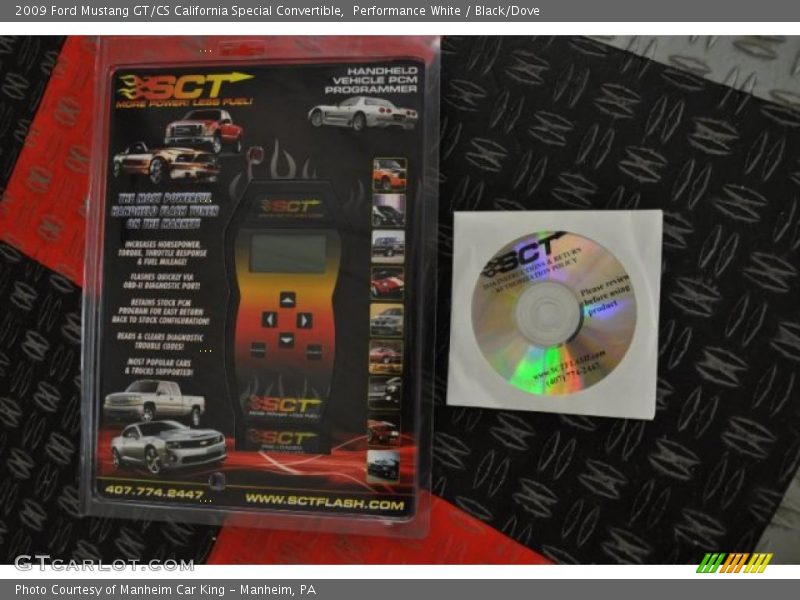 Performance White / Black/Dove 2009 Ford Mustang GT/CS California Special Convertible