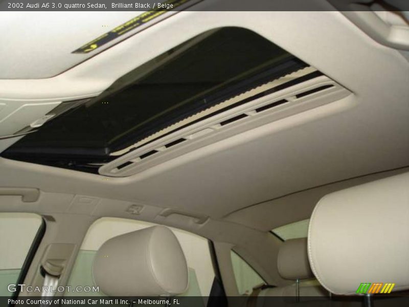 Brilliant Black / Beige 2002 Audi A6 3.0 quattro Sedan