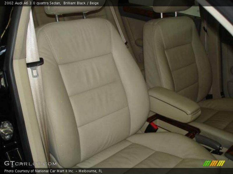 Brilliant Black / Beige 2002 Audi A6 3.0 quattro Sedan