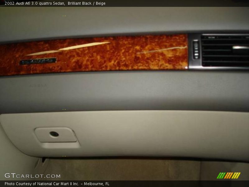 Brilliant Black / Beige 2002 Audi A6 3.0 quattro Sedan