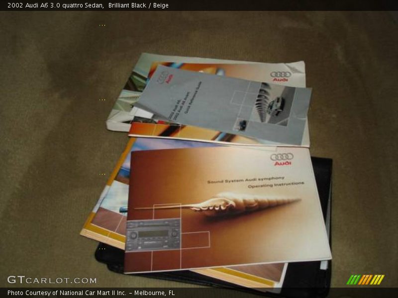 Brilliant Black / Beige 2002 Audi A6 3.0 quattro Sedan