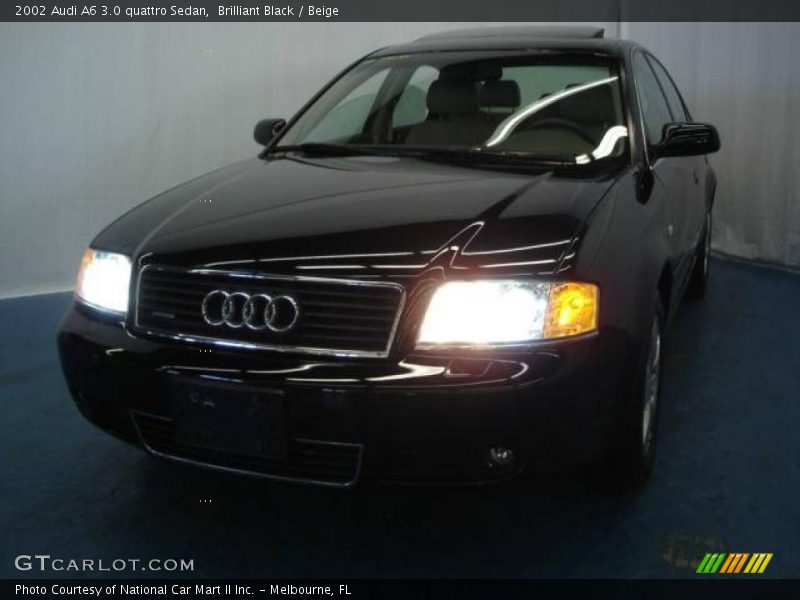 Brilliant Black / Beige 2002 Audi A6 3.0 quattro Sedan