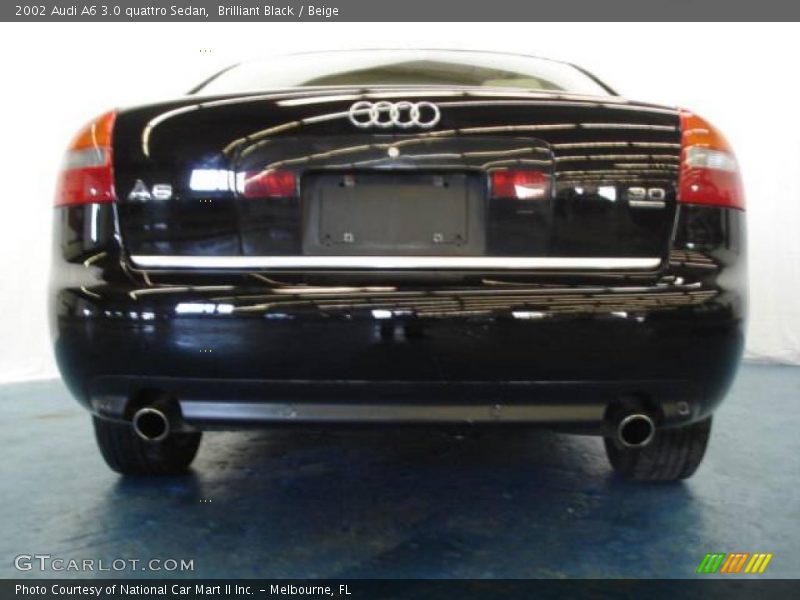 Brilliant Black / Beige 2002 Audi A6 3.0 quattro Sedan