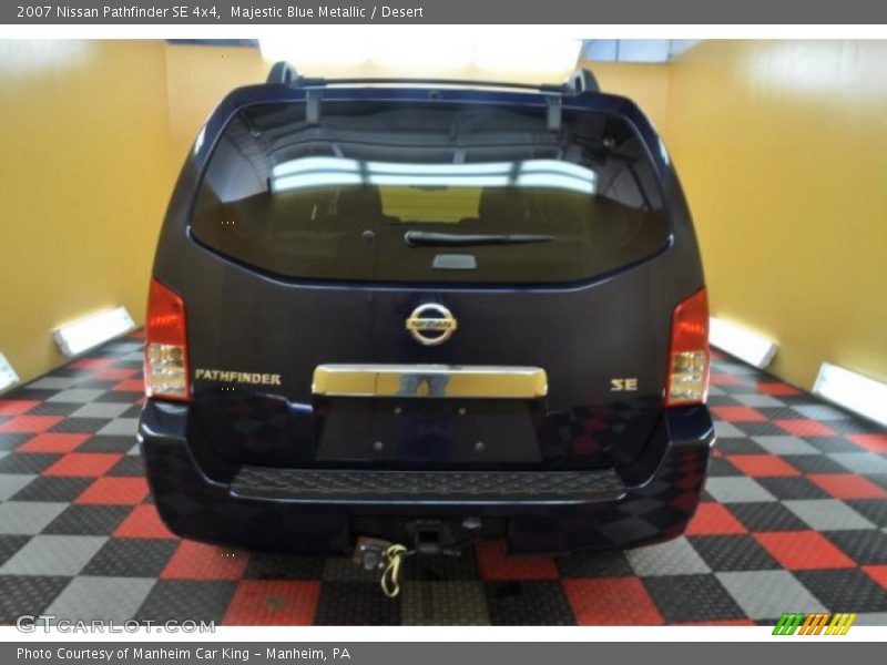 Majestic Blue Metallic / Desert 2007 Nissan Pathfinder SE 4x4
