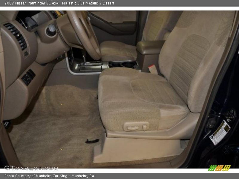 Majestic Blue Metallic / Desert 2007 Nissan Pathfinder SE 4x4