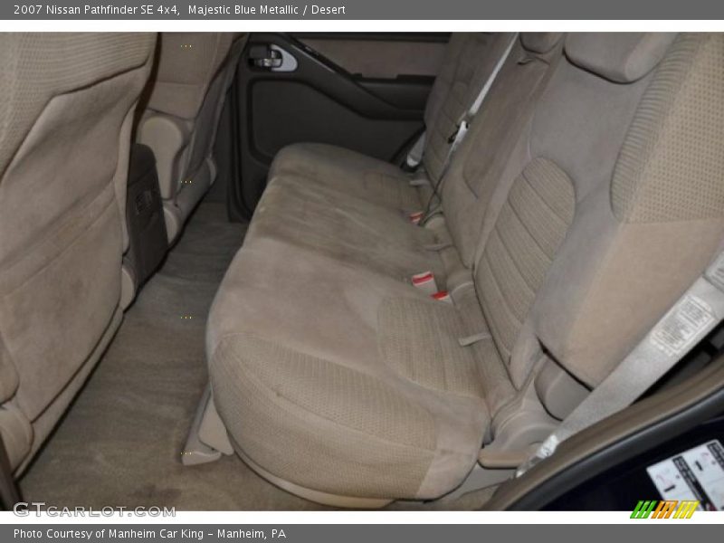 Majestic Blue Metallic / Desert 2007 Nissan Pathfinder SE 4x4