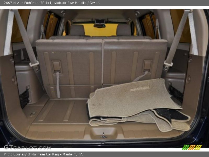 Majestic Blue Metallic / Desert 2007 Nissan Pathfinder SE 4x4