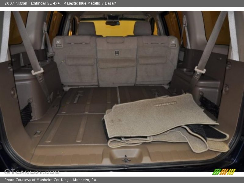 Majestic Blue Metallic / Desert 2007 Nissan Pathfinder SE 4x4