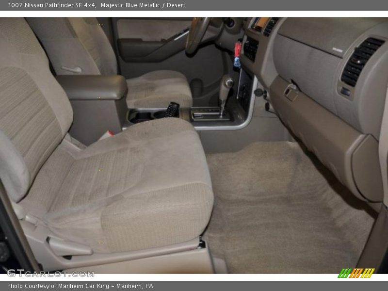 Majestic Blue Metallic / Desert 2007 Nissan Pathfinder SE 4x4