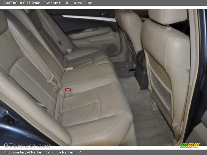 Blue Slate Metallic / Wheat Beige 2007 Infiniti G 35 Sedan