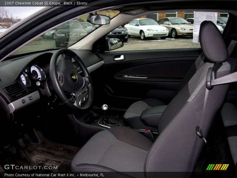 Black / Ebony 2007 Chevrolet Cobalt SS Coupe