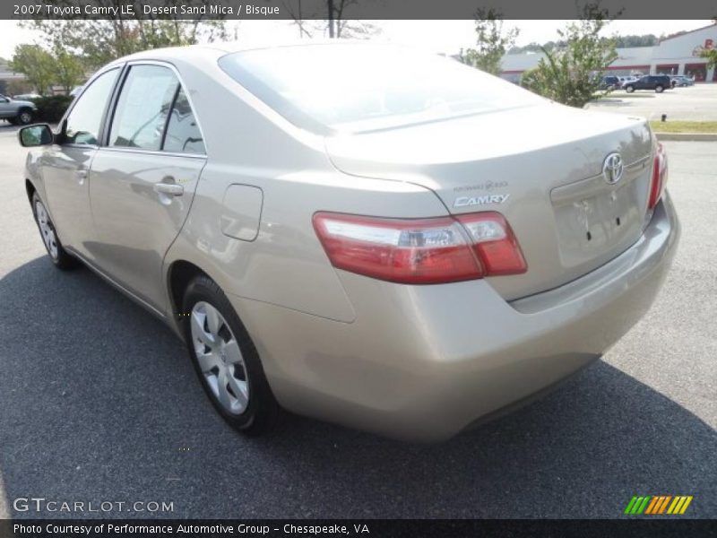 Desert Sand Mica / Bisque 2007 Toyota Camry LE