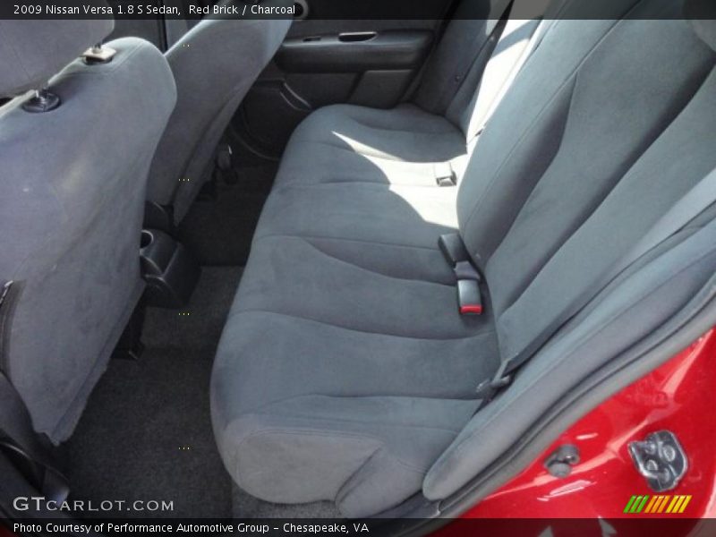 Red Brick / Charcoal 2009 Nissan Versa 1.8 S Sedan