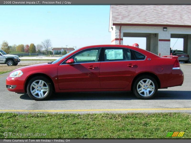 Precision Red / Gray 2008 Chevrolet Impala LT