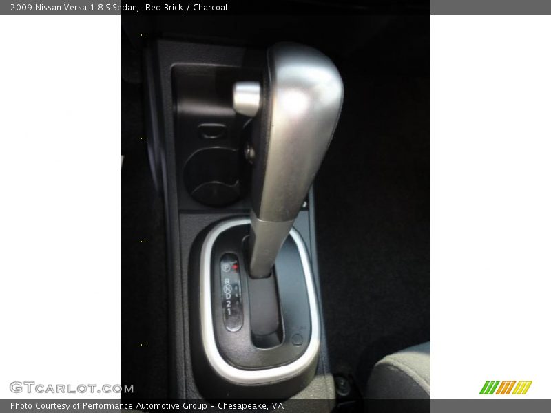 Red Brick / Charcoal 2009 Nissan Versa 1.8 S Sedan
