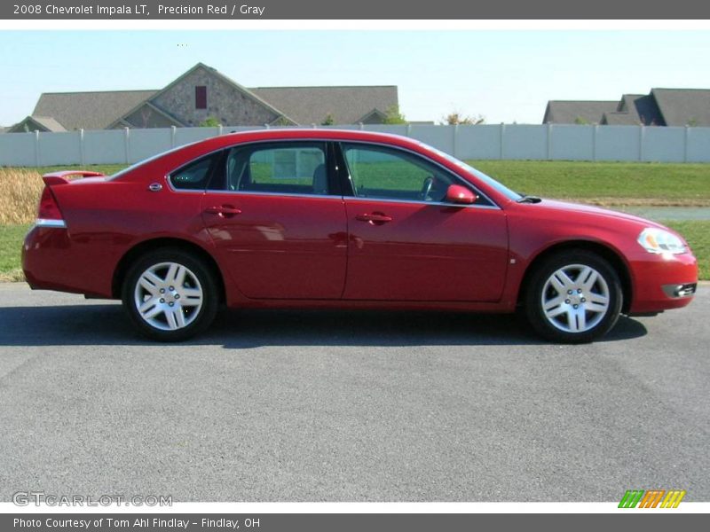 Precision Red / Gray 2008 Chevrolet Impala LT