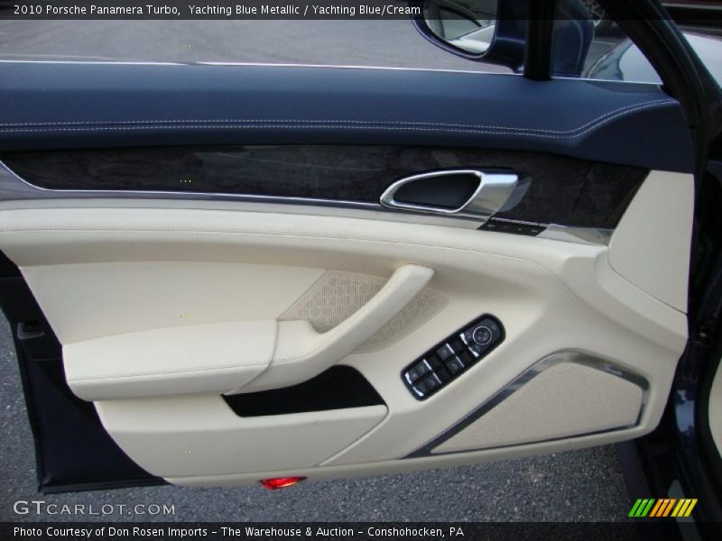 Yachting Blue Metallic / Yachting Blue/Cream 2010 Porsche Panamera Turbo