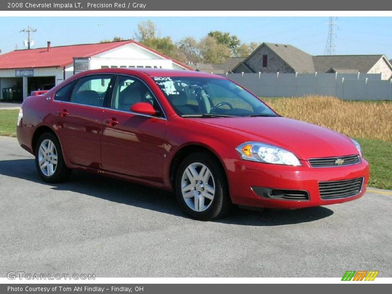 Precision Red / Gray 2008 Chevrolet Impala LT