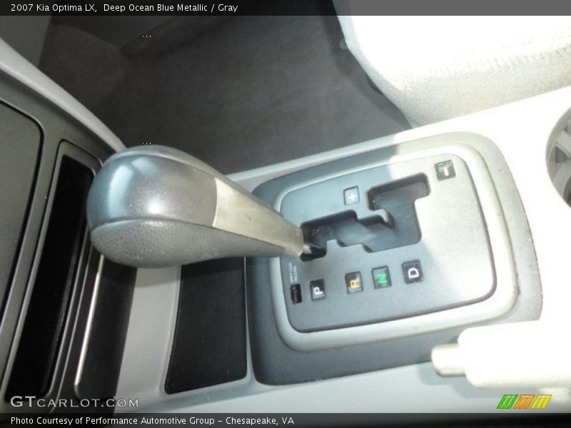 Deep Ocean Blue Metallic / Gray 2007 Kia Optima LX