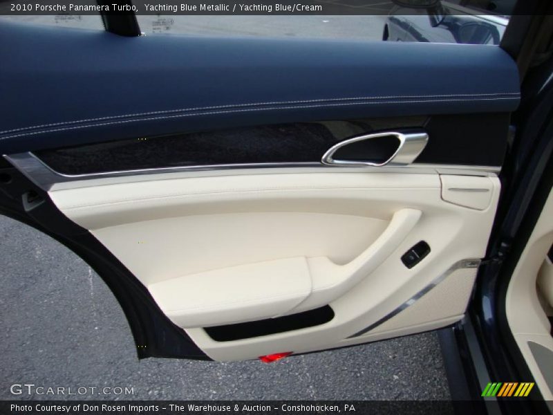 Yachting Blue Metallic / Yachting Blue/Cream 2010 Porsche Panamera Turbo