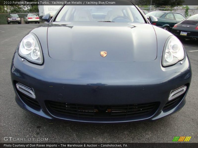 Yachting Blue Metallic / Yachting Blue/Cream 2010 Porsche Panamera Turbo