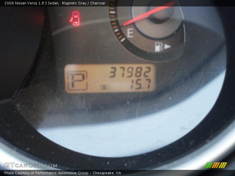 Magnetic Gray / Charcoal 2009 Nissan Versa 1.8 S Sedan
