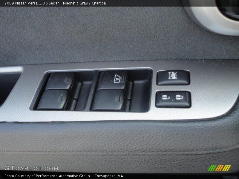 Magnetic Gray / Charcoal 2009 Nissan Versa 1.8 S Sedan