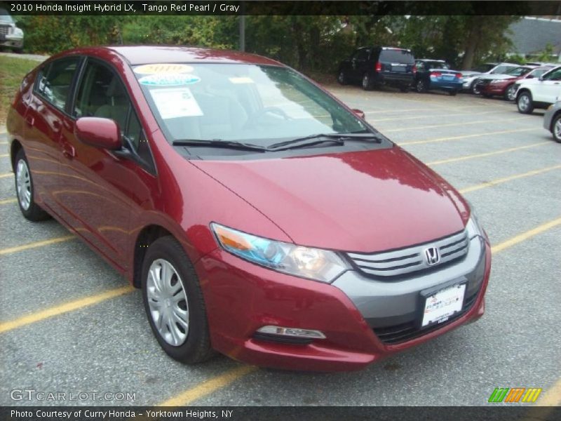 Tango Red Pearl / Gray 2010 Honda Insight Hybrid LX