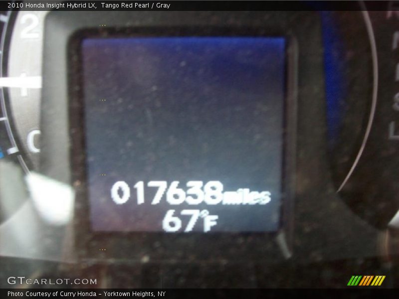 Tango Red Pearl / Gray 2010 Honda Insight Hybrid LX